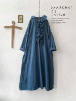 画像1: MARCHE' DE SOEUR／フローフリルワンピース・ブルー (1)