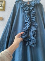画像3: MARCHE' DE SOEUR／フローフリルワンピース・ブルー (3)