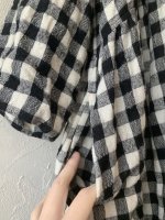 画像6: MARCHE' DE SOEUR／ギャザーワンピース・ギンガムチェック (6)