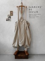 画像1: MARCHE' DE SOEUR/王様の吊りパンツ・生成り (1)