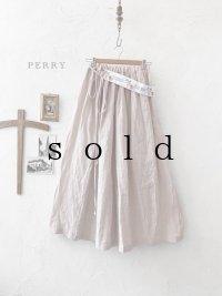 PERRY/ vintage cloth sk・pink