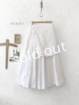 PERRY/ scallop sk・white