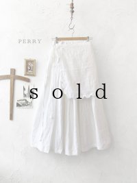 PERRY/ scallop sk・white