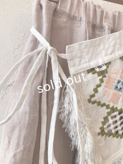 画像4: PERRY/ vintage emproidery tablier sk・pink