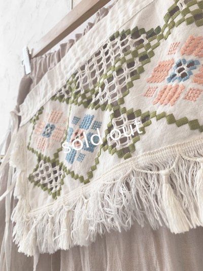 画像3: PERRY/ vintage emproidery tablier sk・pink