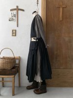 画像3: MARCHE' DE SOEUR／タブリエワンピース・黒 (3)