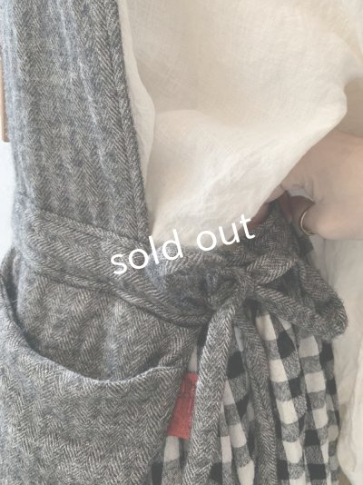 画像8: MARCHE' DE SOEUR/バッククロスワンピース・へリンボン×ギンガム