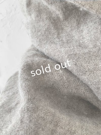 画像10: MARCHE' DE SOEUR/シェットランドウールへリンボーンポンチョ・モカベージュ