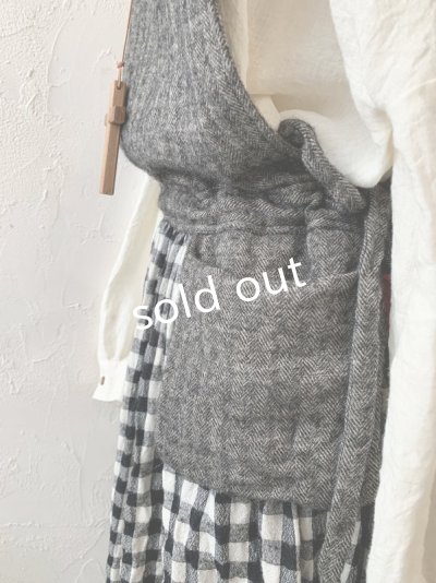 画像5: MARCHE' DE SOEUR/バッククロスワンピース・へリンボン×ギンガム