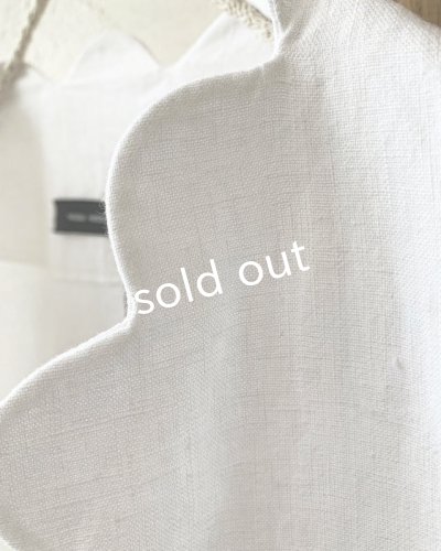 画像5: PERRY/Linen scallop coat・white