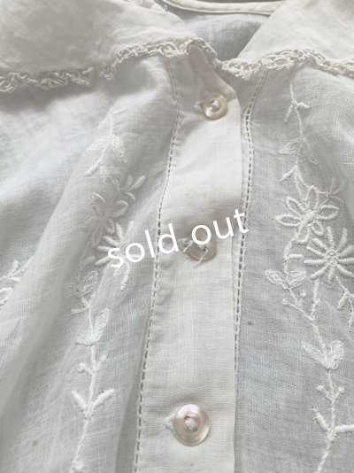 画像7: antique/子供用アンティークレースブラウス