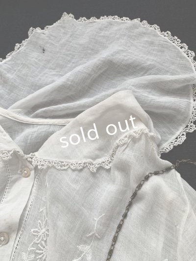 画像6: antique/子供用アンティークレースブラウス