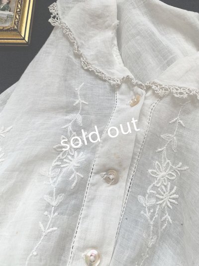 画像5: antique/子供用アンティークレースブラウス