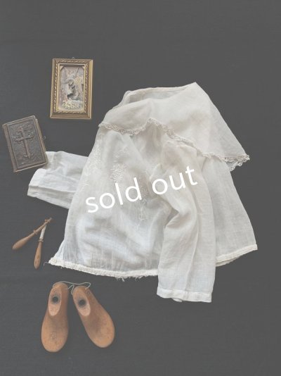 画像3: antique/子供用アンティークレースブラウス