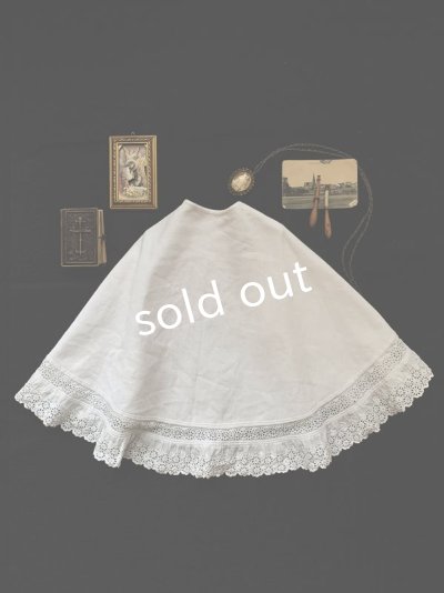 画像8: antique/子供用アンティークコットンピケマント