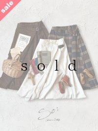 【SALE】SO／起毛Aライン巻きスカート