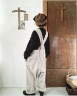 画像2: MARCHE' DE SOEUR／オールインワン・厚織杢ベージュ (2)