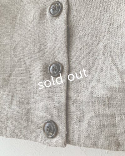 画像5: MARCHE' DE SOEUR／ちびぽけベスト・リトアニアリネン