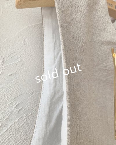 画像6: MARCHE' DE SOEUR／ちびぽけベスト・リトアニアリネン