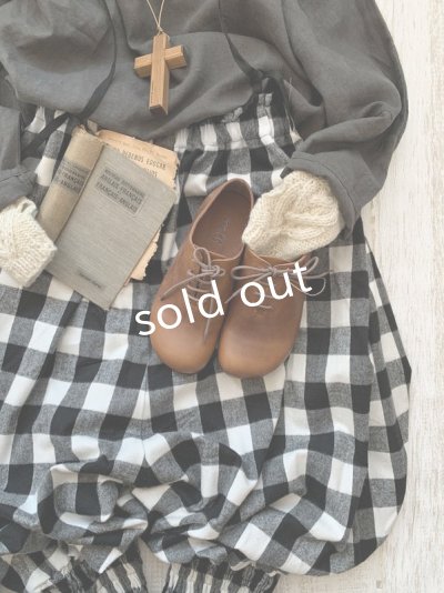 画像4: MARCHE' DE SOEUR／ほんわりピエロパンツ・ブロックチェック