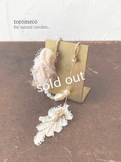 画像4: toromeco／桜染めの耳飾り・yuragi