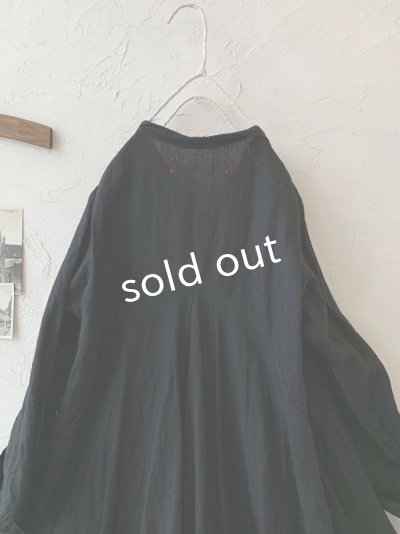 画像9: HALLELUJAH／Robe de femme de chambre 小間使いローブ衿付・black