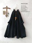 画像2: HALLELUJAH／Robe de femme de chambre 小間使いローブ衿付・black (2)