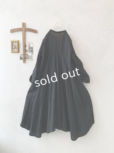 画像8: HALLELUJAH／Robe de femme de chambre 小間使いローブ衿付・black