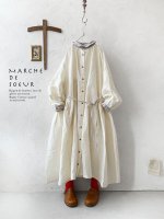 画像1: MARCHE' DE SOEUR／アンのリボンワンピース・ミルク (1)