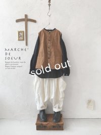 MARCHE' DE SOEUR／ベスト・柿渋染め