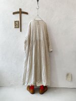 画像9: MARCHE' DE SOEUR／ギャザーワンピース・ベージュチェック (9)