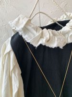 画像3: MARCHE' DE SOEUR／ラッフルバルーンプルオーバー・オフ×黒 (3)