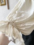 画像6: MARCHE' DE SOEUR／ラッフルバルーンプルオーバー・オフ×黒 (6)