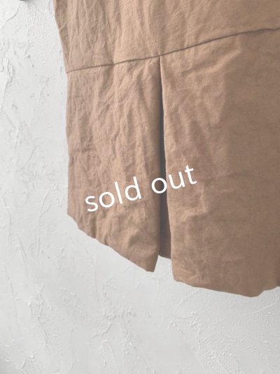 画像10: MARCHE' DE SOEUR／ベスト・柿渋染め