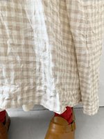 画像6: MARCHE' DE SOEUR／シンプルワンピース・ベージュチェック (6)