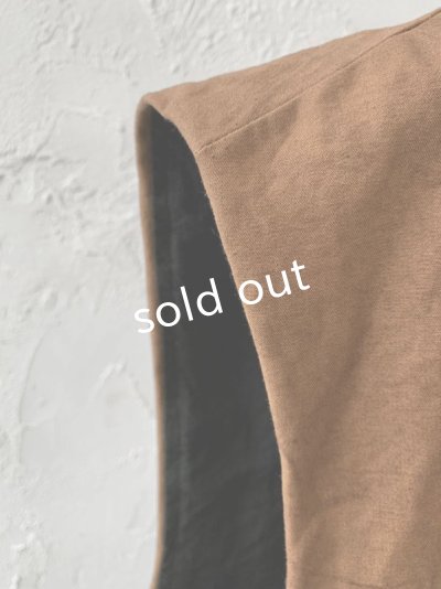 画像8: MARCHE' DE SOEUR／ベスト・柿渋染め