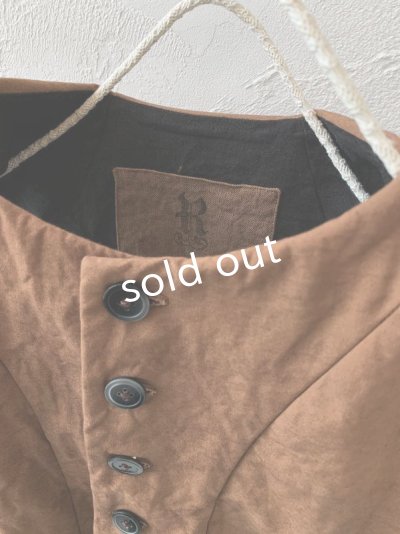 画像4: MARCHE' DE SOEUR／ベスト・柿渋染め