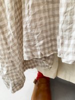画像8: MARCHE' DE SOEUR／ギャザーワンピース・ベージュチェック (8)
