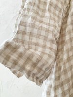 画像4: MARCHE' DE SOEUR／ギャザーワンピース・ベージュチェック (4)