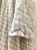 画像5: MARCHE' DE SOEUR／ギャザーワンピース・ベージュチェック (5)