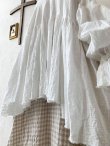 画像4: MARCHE' DE SOEUR／パフスリーブギャザープルオーバー・ホワイト (4)
