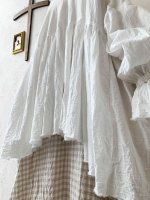 画像4: MARCHE' DE SOEUR／パフスリーブギャザープルオーバー・ホワイト (4)