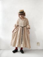 画像9: MARCHE' DE SOEUR／ラッフルウエストリボンワンピース・ソフトベージュ (9)