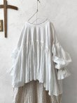 画像2: MARCHE' DE SOEUR／パフスリーブギャザープルオーバー・ホワイト (2)