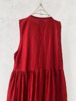 画像8: MARCHE' DE SOEUR／ノースリーブワンピース・レッド (8)