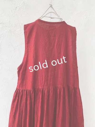 画像8: MARCHE' DE SOEUR／ノースリーブワンピース・レッド