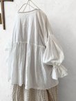 画像7: MARCHE' DE SOEUR／パフスリーブギャザープルオーバー・ホワイト (7)