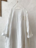 画像2: MARCHE' DE SOEUR／シンプルワンピース・オフホワイト (2)