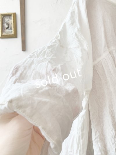 画像4: MARCHE' DE SOEUR／ギャザープルオーバー・オフホワイト