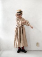 画像10: MARCHE' DE SOEUR／ラッフルウエストリボンワンピース・ソフトベージュ (10)